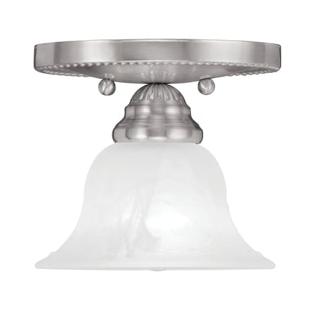 Edgemont 1 Light Brushed Nickel Ceiling Mount MPN:1530-91