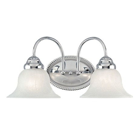 Edgemont 2 Light Polished Chrome Bath Vanity MPN:1532-05