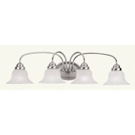 Edgemont 4 Light Brushed Nickel Bath Vanity MPN:1534-91
