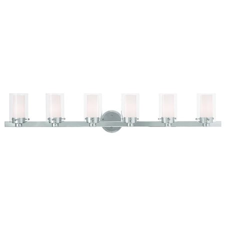 Manhattan 6 Light Polished Chrome Bath V MPN:15456-05