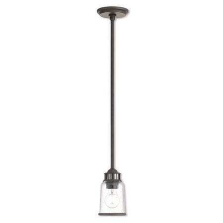 Lawrenceville 1 Light Bronze Mini Pendant MPN:40021-07
