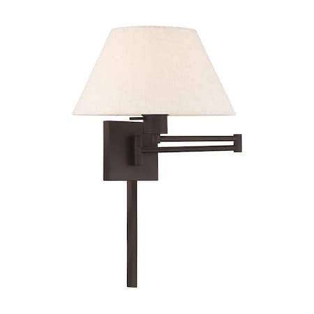 Swing Arm Wall Lamps 1 Light Bronze Swin MPN:40038-07