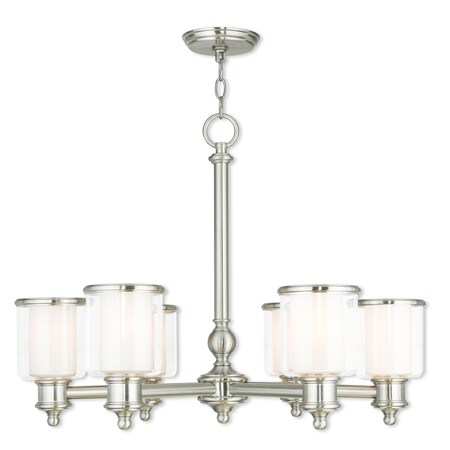 Middlebush 6 Light Brushed Nickel Chandelier MPN:40206-91