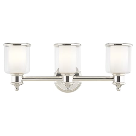 Middlebush 3 Light Polished Nickel Bath Vanity MPN:40213-35