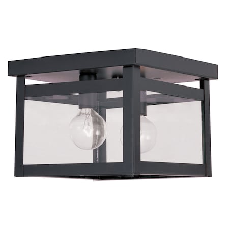 Milford 2 Light Bronze Ceiling Mount MPN:4031-07