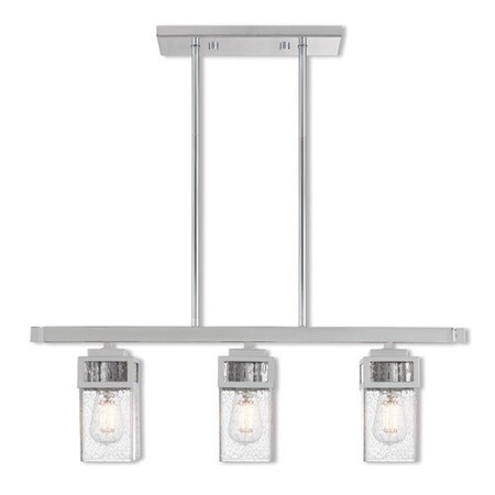 Harding 3 Light Polished Chrome Linear Chandelier MPN:40593-05
