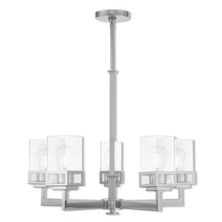 Harding 5 Light Polished Chrome Chandelier MPN:40595-05
