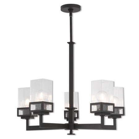 Harding 5 Light Bronze Chandelier MPN:40595-07
