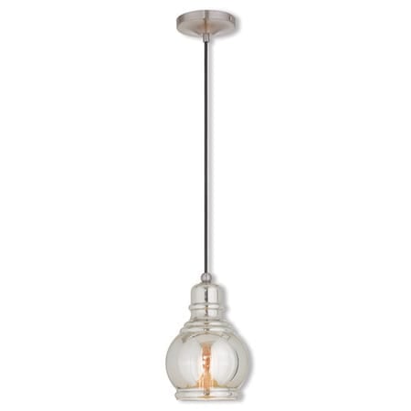 Art Glass Mini Pendants 1 Light Brushed MPN:40604-91