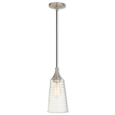 Art Glass Mini Pendants 1 Light Brushed MPN:40637-91