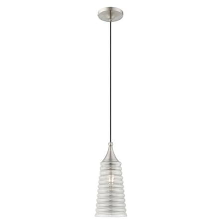 Art Glass Mini Pendants 1 Light Brushed MPN:40647-91
