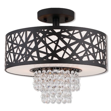 Allendale 2 Light Bronze Ceiling Mount MPN:40662-07