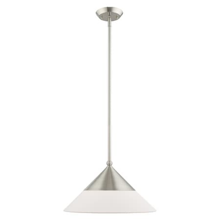 Stockholm 1 Light Brushed Nickel Mini Pe MPN:40687-91