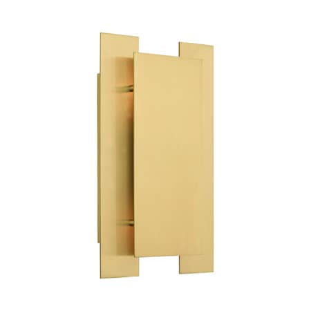 Varick 2 Light Satin Brass ADA Wall Sconce MPN:40690-12