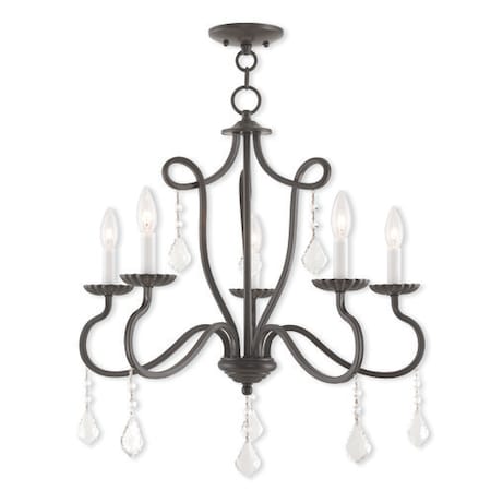 Callisto 5 Light English Bronze Chandeli MPN:40775-92