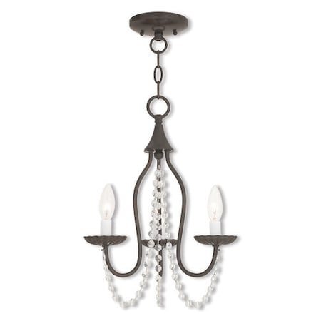 Alessia 3 Light English Bronze Mini Chandelier MPN:40793-92
