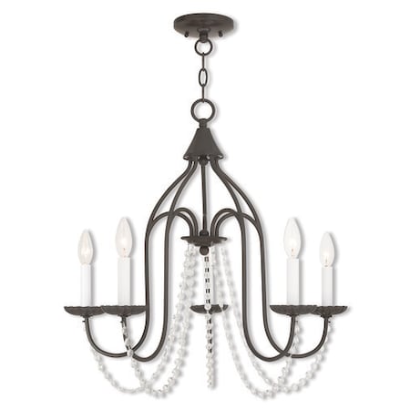 Alessia 5 Light English Bronze Chandelier MPN:40795-92