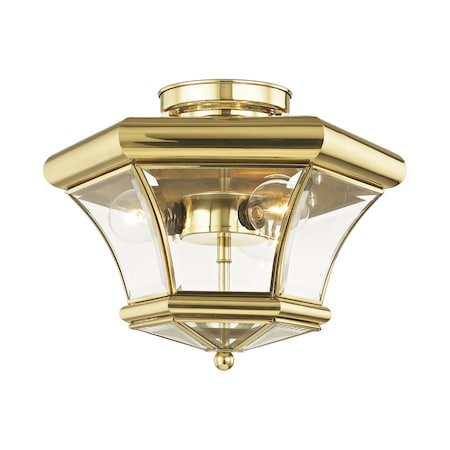 Monterey 3 Light Polished Brass Ceiling MPN:4083-02