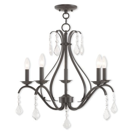 Caterina 5 Light English Bronze Chandelier MPN:40845-92