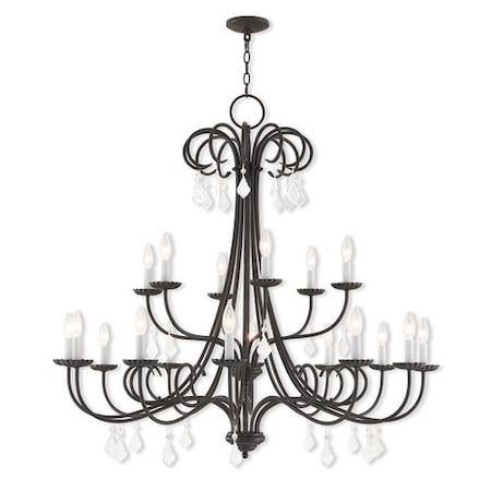 Daphne 18 Light English Bronze Foyer Chandelier MPN:40870-92
