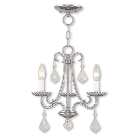 Daphne 3 Light Polished Chrome Mini Chandelier MPN:40873-05