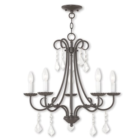 Daphne 5 Light English Bronze Chandelier MPN:40875-92