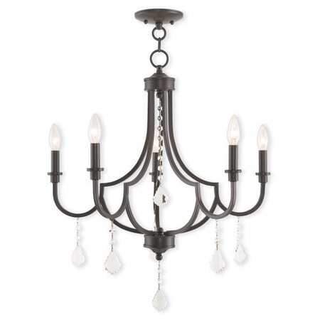Glendale 5 Light English Bronze Chandelier MPN:40885-92