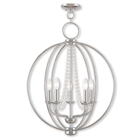Arabella 5 Light Polished Chrome Chandelier MPN:40915-05
