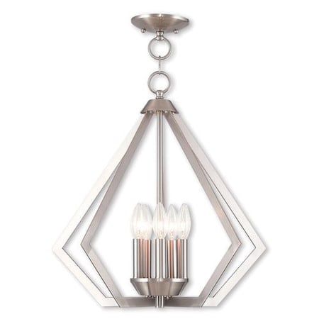 Prism 5 Light Brushed Nickel Chandelier MPN:40925-91