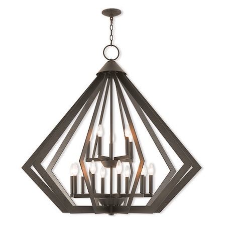 Prism 15 Light Bronze Foyer Chandelier MPN:40928-07