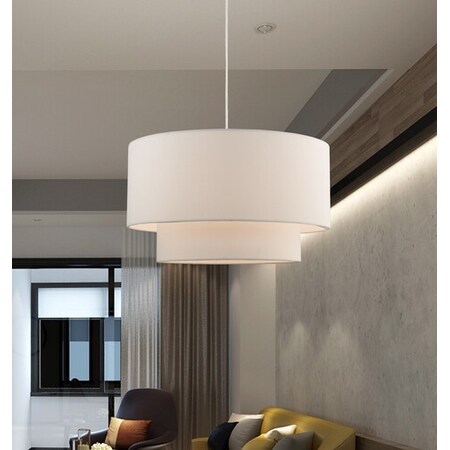 Clark 1 Light Brushed Nickel Pendant Cha MPN:41098-91