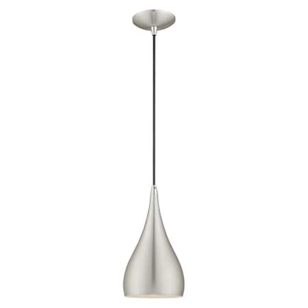 Metal Shade Mini Pendants 1 Light Brushe MPN:41171-66