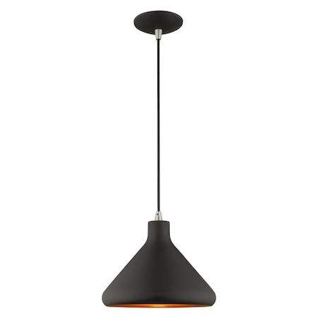 Metal Shade Mini Pendants 1 Light Black MPN:41178-04
