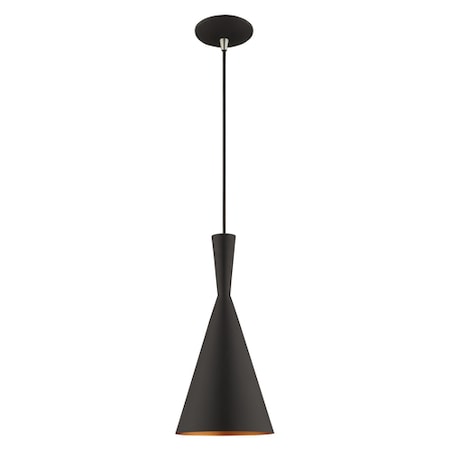 Metal Shade Mini Pendants 1 Light Black MPN:41185-04