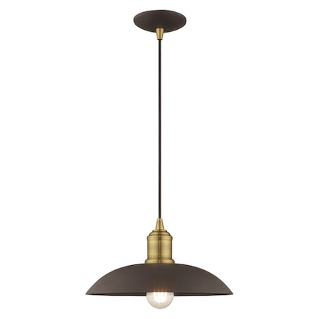 Metal Shade Mini Pendants 1 Light Bronze MPN:41193-07
