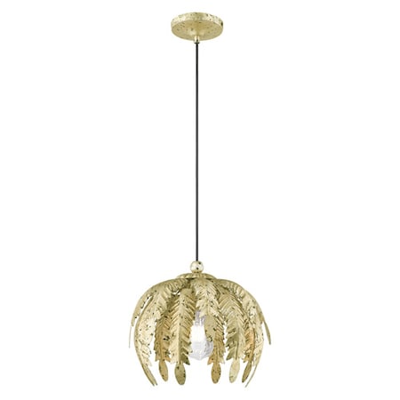 Acanthus 1 Light Winter Gold Mini Pendan MPN:41231-28