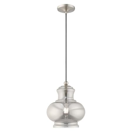 Art Glass Mini Pendants 1 Light Brushed MPN:41243-91