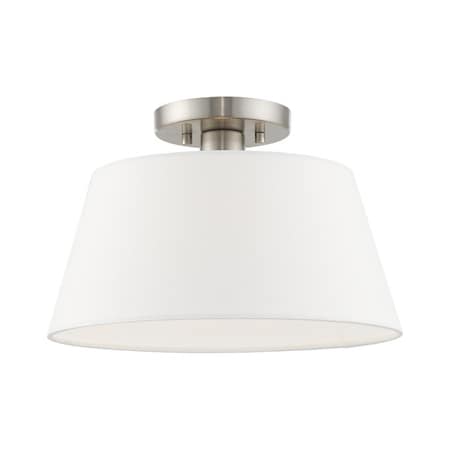 Belclaire 1 Light Brushed Nickel Ceiling MPN:41312-91