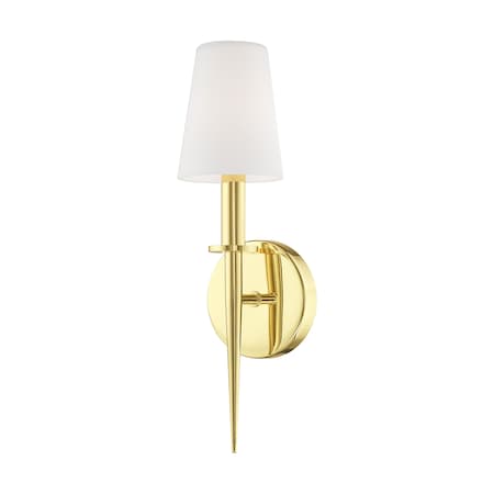 Witten 1 Light Polished Brass ADA Wall Sconce MPN:41692-02