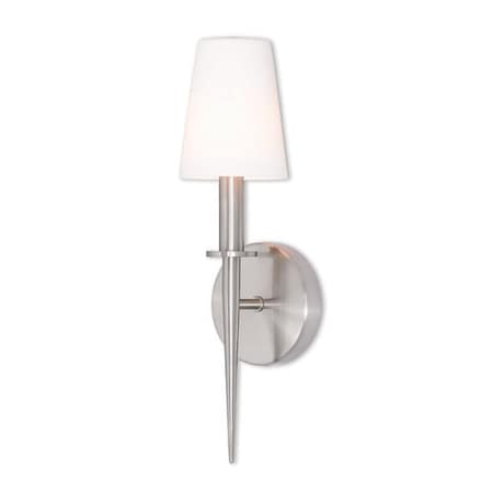 Witten 1 Light Brushed Nickel ADA Wall Sconce MPN:41692-91