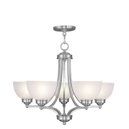 Somerset 5 Light Brushed Nickel Chandeli MPN:4215-91