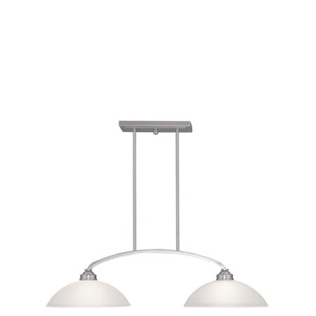 Somerset 2 Light Brushed Nickel Billiard MPN:4222-91