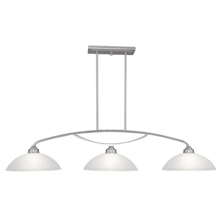 Somerset 3 Light Brushed Nickel Billiard/Island MPN:4224-91