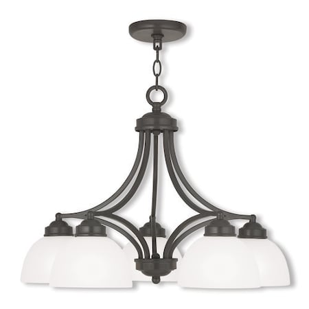 Somerset 5 Light English Bronze Dinette Chandelier MPN:4225-92