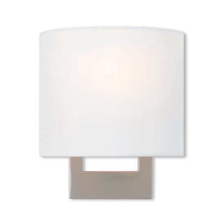Hayworth 1 Light Brushed Nickel ADA Wall MPN:42400-91