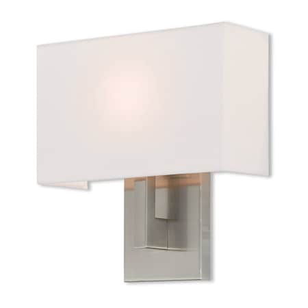 Hayworth 1 Light Brushed Nickel ADA Wall Sconce MPN:42412-91