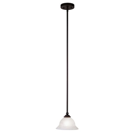 North Port 1 Light Black Mini Pendant MPN:4256-04