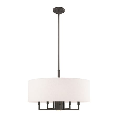 Meridian 6 Light English Bronze Pendant MPN:42605-92