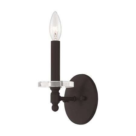 Bancroft 1 Light Bronze Wall Sconce MPN:42701-07
