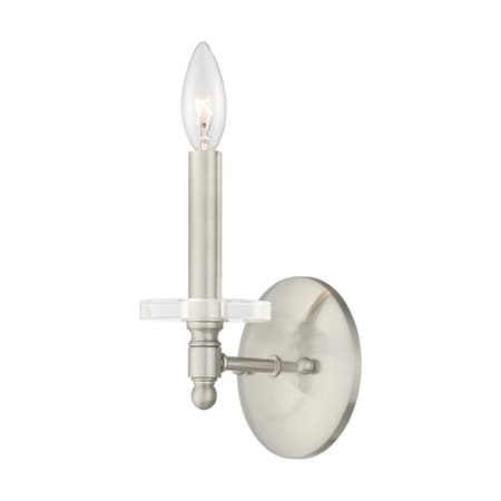Bancroft 1 Light Brushed Nickel Wall Sconce MPN:42701-91